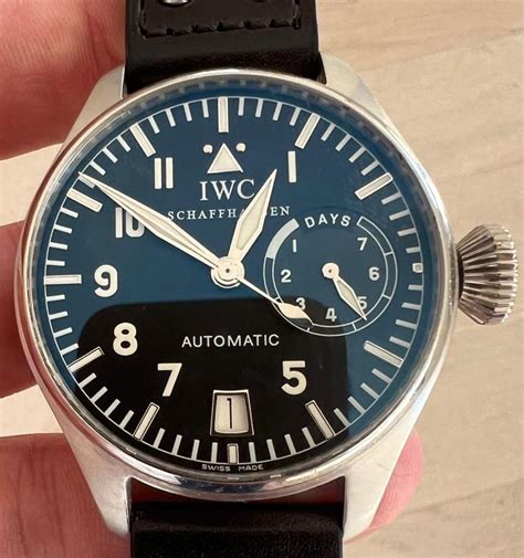 iwc platin uhr - IWC Pilot Platinum .